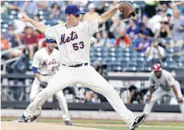  ?? [AP PHOTO] ?? Former Perkins-Tryon standout Jeremy Hefner will pitch Wednesday as a member of the Memphis Redbirds against the OKC Dodgers in Oklahoma City.