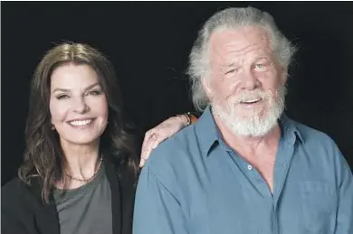  ?? Mel Melcon Los Angeles Times ?? SELA WARD gets to stand by her man, Nick Nolte, in the second season of the comedy “Graves,” which sees a former president get back into the fray along with his politicall­y ambitious wife.