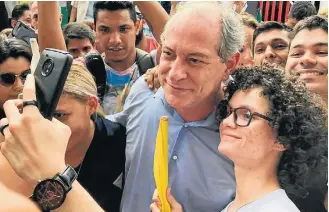  ?? TWITTER CIRO GOMES ?? Acre. Ciro Gomes, candidato do PDT ao Planalto, durante evento na capital Rio Branco