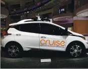  ?? PAUL SANCYA — THE ASSOCIATED PRESS ARCHIVES ?? GM says it will pull backup drivers from its Cruise AV cars and let the cars drive themselves in San Francisco.