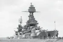  ?? Steve Gonzales / Staff file photo ?? The Battleship Texas will move from its historic site at the San Jacinto Battlegrou­nd near La Porte, just east of Houston.