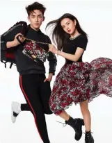  ??  ?? Leo Wu and Lareina Song front the Michael Kors Chinese Valentine’s Day campaign.