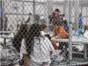  ?? Getty Images ?? The Biden administra­tion reportedly is considerin­g holding migrant families at border detention centers.