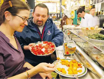  ?? PHOTOS: RICK STEVES/ FOR POSTMEDIA NEWS ?? Tapas available in bars throughout the day is the perfect solution for travellers who can’t wait until 9 p.m. for dinner.