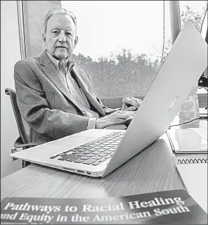  ?? Arkansas Democrat-Gazette/JOHN SYKES JR. ?? Joel Anderson, chancellor emeritus at the University of Arkansas at Little Rock, has returned to campus as a scholar in residence for the UALR Institute on Race and Ethnicity.