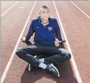  ?? Glenn Koenig Los Angeles Times ?? MICHAEL NORMAN of Vista Murrieta High has the fastest time in California in the 200 meters this season at 20.71 seconds. He will focus on the 400 at Arcadia.