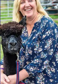  ?? Picture: REX ?? Culled: Geronimo the alpaca with owner Helen Macdonald