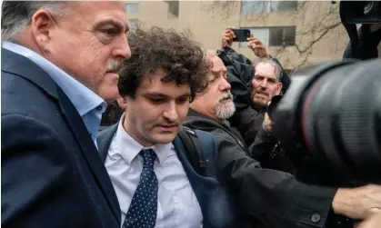  ?? ?? Sam Bankman-Fried arrives for a court hearing in New York in January. He has pleaded not guiltyto charges of fraud. Photograph: David Dee Delgado/Reuters