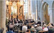  ?? FOTO: STADE ?? Die Kirche war zum konzert fast voll besetzt.