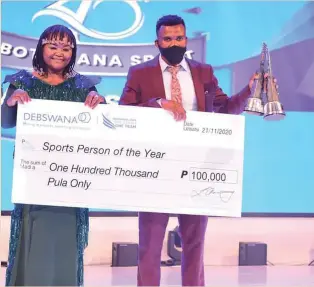  ??  ?? BEST SPORTING CODE: Athletics have scooped the most awards at the recent Botswana Sports Awards. Athletics fended off BoBA who garnered a number of nomination­s.