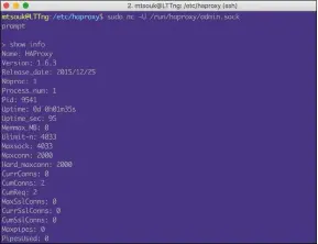  ??  ?? How to use the HAProxy Unix socket, which in this case is /run/haproxy/ admin.sock, to read metrics.