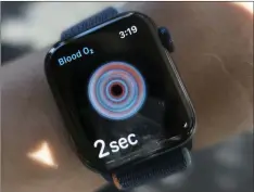  ??  ?? Last year’s Apple Watch Series 6 is a modest step forward from the Series 5.