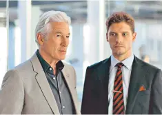  ??  ?? Family in crisis: Richard Gere and Billy Howle star in the BBC’S Motherfath­erson