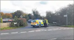  ??  ?? Police cordoned off the area and searched a property in Plurenden Road