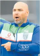  ?? Photo / Photosport ?? Warriors coach Todd Payten is after replacemen­t players.