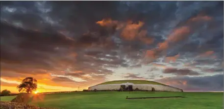  ??  ?? One of Anthony Murphy’s favourite twilght images of Newgrange in his beloved Boyne Valley.