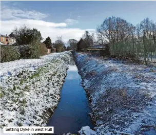  ?? ?? Setting Dyke in west Hull