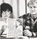  ?? Paul Sakuma / Associated Press 1984 ?? Ann and David Collins whose 10year-old son, Kevin, is missing.