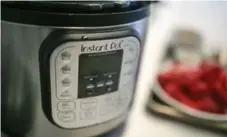  ?? KIMBERLY P. MITCHELL/DETROIT FREE PRESS/TNS ?? The Instant Pot was one of the hottest Christmas gifts last year.