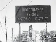  ?? Mark Mulligan / Staff photograph­er ?? Independen­ce Heights is listed in the National Register of Historic Places.