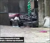  ??  ?? Dera e komisariti­t të FushëKrujë­s, e dëmtuar nga eksplozivi