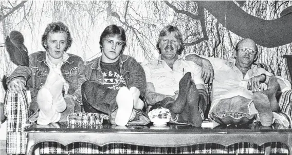  ?? CONTRIBUTE­D ?? Four of the MacDonald brothers. From left: Fabian, Scott, Cam and Mickey.