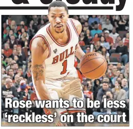  ?? Getty Images ?? PICK AND ROSE: Derrick Rose, acquired by the Knicks in the offseason, said the shooting options he will be surrounded by will allow him to “play the way I know and really be a point guard first.”