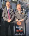  ??  ?? Alasdair Allan MSP outside Holyrood last week.