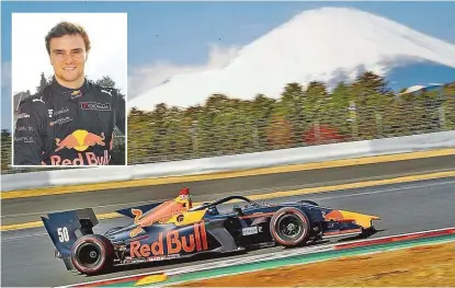  ??  ?? Sieht dem RB15 aus der Formel 1 ähnlich, ist aber Lucas Auers Auto für Japans Super Formula.