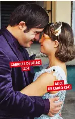  ??  ?? GABRIELE DI BELLO (25)
ALICE DE CARLO (24)