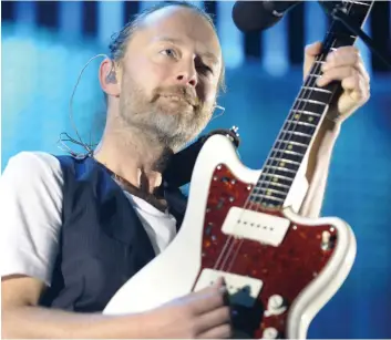  ?? PHOTO D’ARCHIVES, AGENCE QMI ?? La dernière visite de Thom Yorke et de Radiohead au Centre Bell remonte à juin 2012.