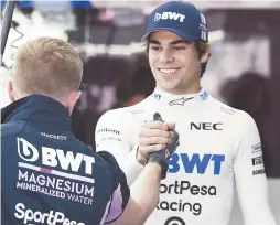  ??  ?? Lance Stroll, à Montréal. - La Presse canadienne: Ryan Remiorz