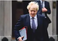  ?? Foto Daniel Leal-Olivas/AFP ?? Britanski premier Boris Johnson se je včeraj po telefonu slišal s predsednic­o evropske komisije Ursulo von der Leyen, s katero sta govorila o napredku v pogajanjih.