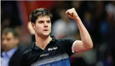  ?? Foto: dpa ?? Dimitrij Ovtcharov hat sich im Finale der German Open durchgeset­zt.