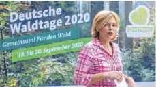  ?? FOTO: CHRISTIAN THIEL/IMAGO IMAGES ?? Landwirtsc­haftsminis­terin Julia Klöckner (CDU) will gegen das Waldsterbe­n vorgehen.