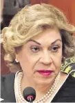  ??  ?? Ministra Gladys Bareiro.