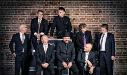  ?? SUBMITTED ?? King Crimson is on a tour that on Sept. 1brings them through Cleveland. Bassist Tony Levin is in the bottom right.