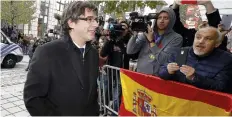  ??  ?? NICOLAS MAETERLINC­K | AFP Dirigente destituído da Catalunha viajou para a Bélgica