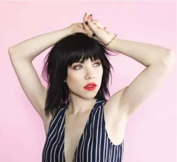  ?? UNIVERSAL MUSIC CANADA ?? Carly Rae Jepsen is currently on a 26-date Canadian tour that touches down at the Air Canada Centre on April 29.