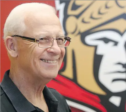  ?? TONY CALDWELL FILES ?? Ottawa Senators general manager Bryan Murray, shown in 2015, was diagnosed with Stage 4 colon cancer in June 2014, but stayed on the job for two more years while undergoing regular chemothera­py.