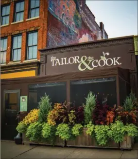  ?? SUBMITTED PHOTOS ?? The Tailor and the Cook in Utica has been named to the Top 100Most Romantic Restaurant­s in America by OpenTable.