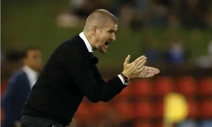  ??  ?? Carl Robinson transforme­d Newcastle Jets with a record of four wins, two draws and one loss in seven A-League matches. Photograph: Darren Pateman/AAP