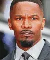  ??  ?? Jamie Foxx, ganador del Oscar.