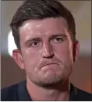  ??  ?? GUILTY VERDICT: Harry Maguire in the BBC interview about his arrest