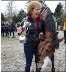  ?? ?? Lucinda Russell with Corach Rambler after last year’s success