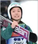  ?? ATSUSHI TOMURA/GETTY IMAGES ?? Sara Takanashi hopes to make history by becoming the first women’s Olympic ski jumping champion.