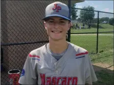  ?? ED MORLOCK/MEDIANEWS GROUP ?? JP Mascaro pitcher Rob Maloney led Mascaro to a 2-1 win over PV.