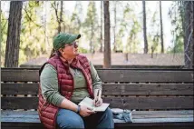  ?? MAX GRUDZINSKI VIA THE NEW YORK TIMES ?? Beth Van Why attended the inaugural Yosemite National Park retreat in the fall of 2018 and considers the four-week experience to have been life-changing.