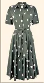  ??  ?? Shirt dress, £55.20, J by Jasper Conran (debenhams.com)