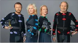  ?? ABBA ?? REGRESO. En Suecia hicieron anuncio con medidas anticovid (sup.); y vestidos para grabar videos con técnica “antiage”.